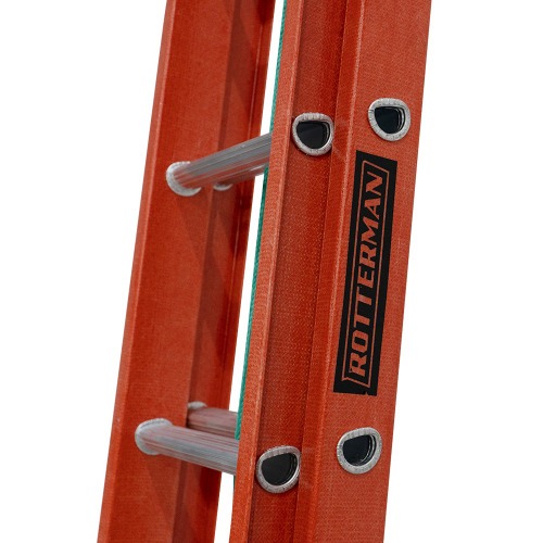 Escada de fibra de vidro extensível 3 x 4,80 m 16 degraus - ESC30480 Escada de fibra de vidro extensível 3 x 4,80 m 16 degraus - ESC30480