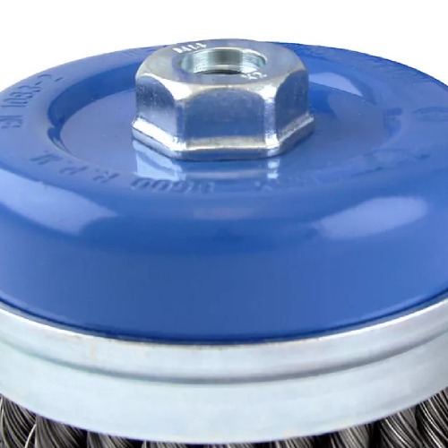 Escova de aço tipo copo torcida 4 Escova de aço tipo copo torcida 4