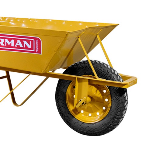 Carrinho de mo com caamba metlica 60 litros