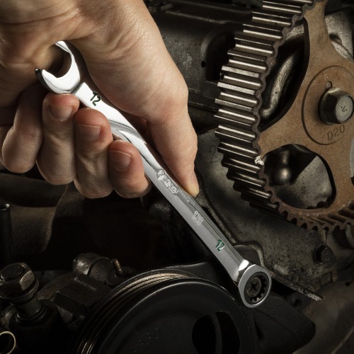 Jogo de chave combinada com catraca 8 a 18 mm 7 peças Jogo de chave combinada com catraca 8 a 18 mm 7 peças