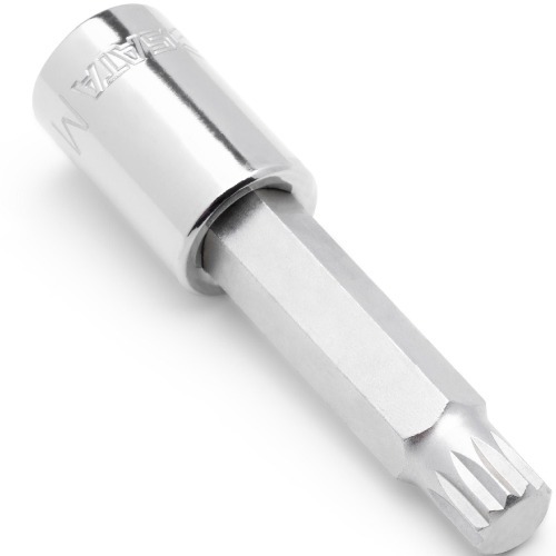 Jogo de soquete e bits multidentado encaixe 1/4 Jogo de soquete e bits multidentado encaixe 1/4