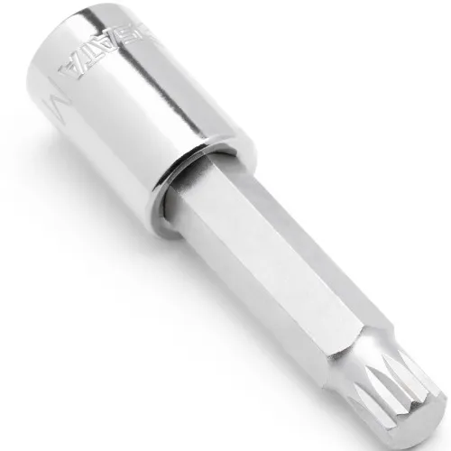 Jogo de soquete e bits multidentado encaixe 1/4