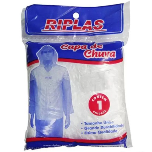 Kit 30 Capas de chuva descartveis transparentes