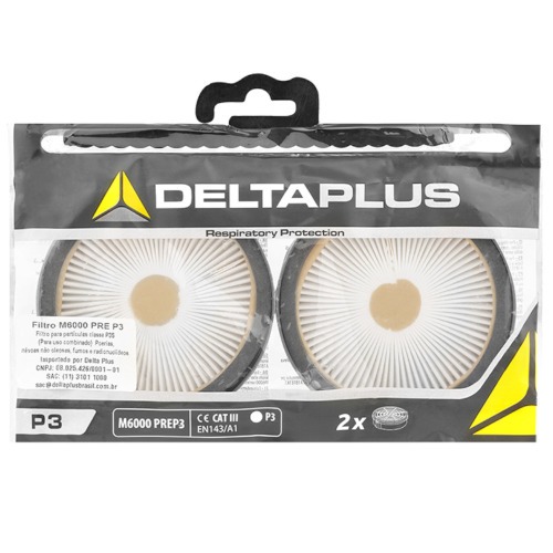 Filtro para particulados Uso Combinado para respirador Jupiter 2 peças Filtro para particulados Uso Combinado para respirador Jupiter 2 peças