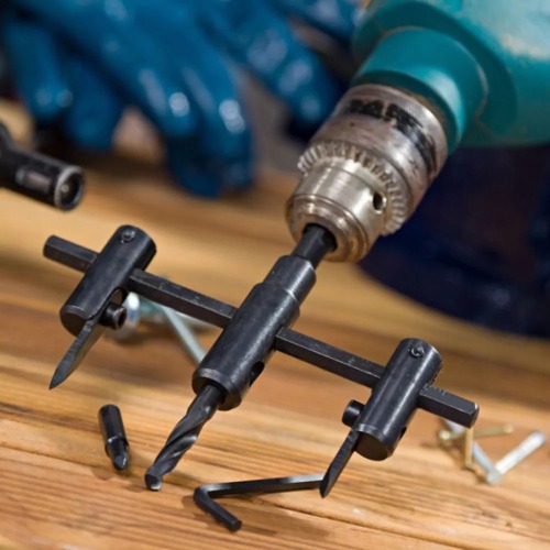 Broca bailarina ajustável 30 a 120 mm para madeira - D-57102 Broca bailarina ajustável 30 a 120 mm para madeira - D-57102