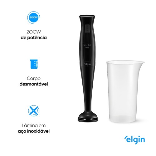 Mixer turbo 3 em 1 200 Watts - Mixer Turbo Chef  110V