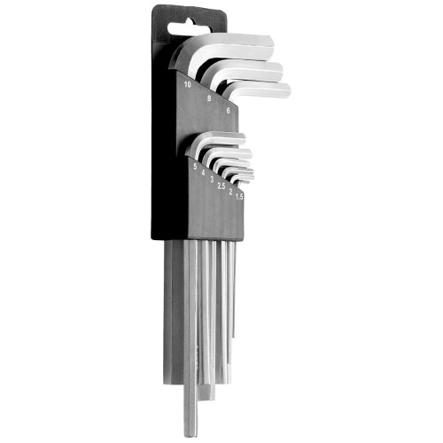 Jogo de chaves hexagonais com 9 pe�as - 41408/209