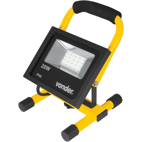 Lanterna refletora com suporte 20W  110V/220V Lanterna refletora com suporte 20W  110V/220V