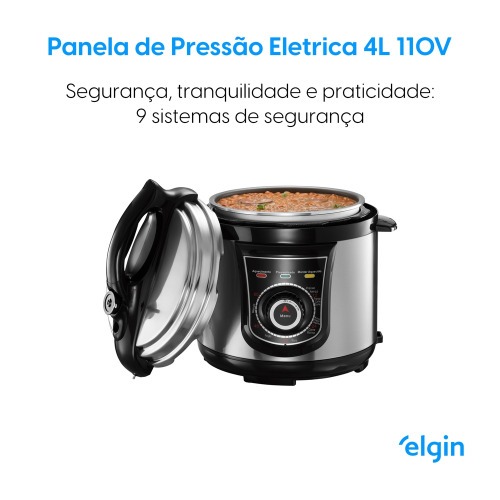 Panela de pressão elétrica 4,0 Litros - PPR1001 110V Panela de pressão elétrica 4,0 Litros - PPR1001 110V