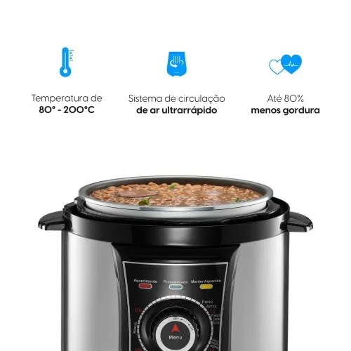 Panela de pressão elétrica 4,0 Litros - PPR1001  110V