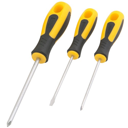 Jogo de chave de fenda e phillips de ao cromo vandio com 06 peas 