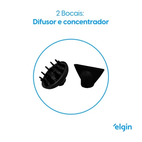Secador de cabelo 2000 Watts com Tourmaline - Glossy Íon  110V