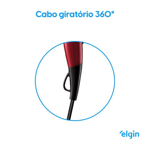 Secador de cabelo 2000 Watts com Tourmaline - Glossy on  110V