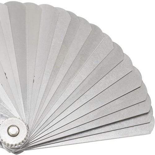 Calibrador de folga de 0,038 a 1 mm Calibrador de folga de 0,038 a 1 mm