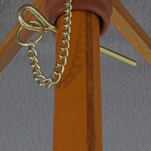 Ombrelone com armao em madeira 2,4 m - Positano