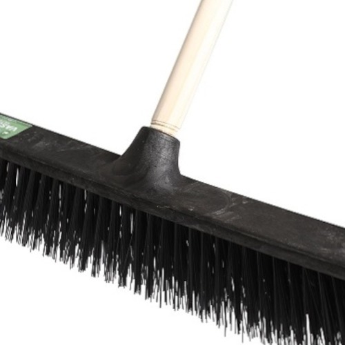 Vassoura tipo gari de piaava cepa plastica 60 cm