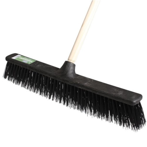 Vassoura tipo gari de piaava cepa plastica 60 cm