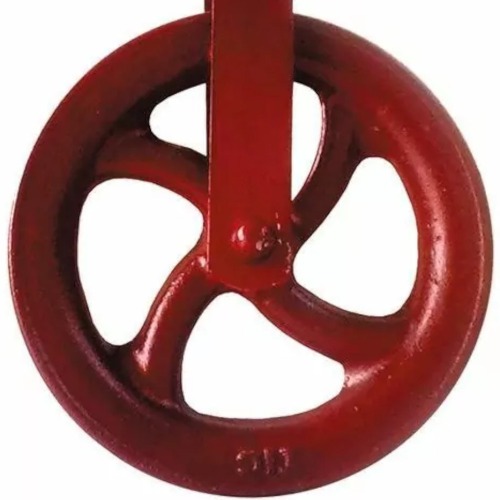 Roldana metlica com gancho 16 cm - 99.605