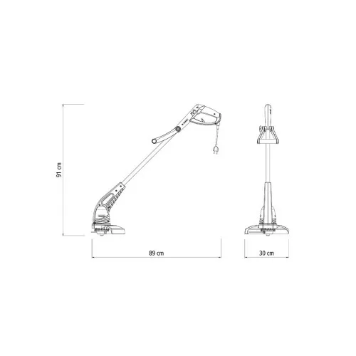 Aparador de grama 1.500 watts a fio de nylon - AP1500T   220V