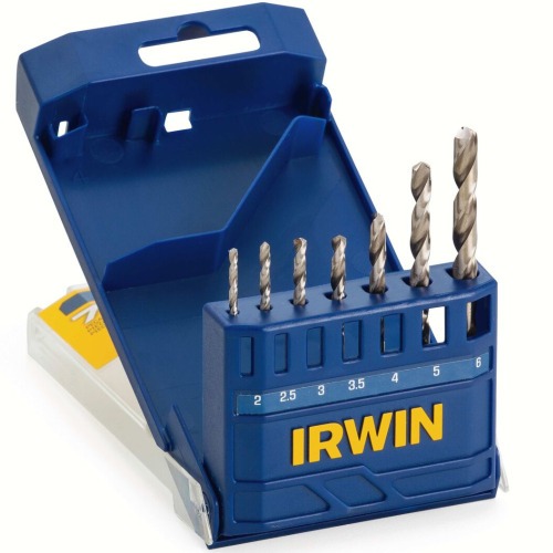 Jogo de brocas a�o r�pido de 2,0 a 6,0 mm com 7 pe�as