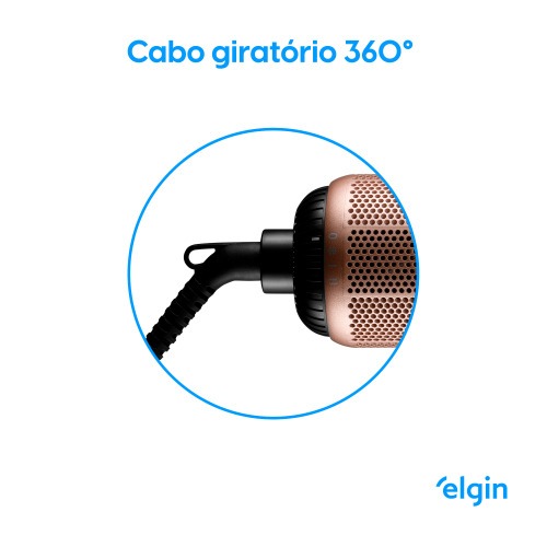 Escova secadora 1200W 4 em 1 Agile hair - ESEC-100  110V/220V Escova secadora 1200W 4 em 1 Agile hair - ESEC-100  110V/220V