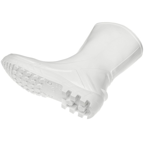 Bota de PVC branca cano mdio com forro - 110VFLEXF BR