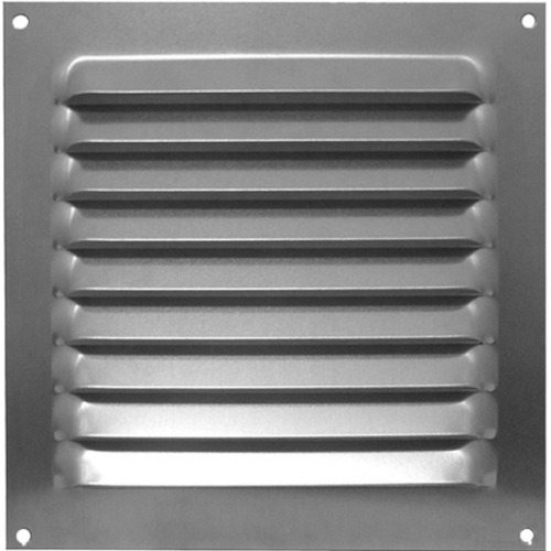 Grade de ventilação em alumínio quadrada com tela 20 x 20 cm Grade de ventilação em alumínio quadrada com tela 20 x 20 cm