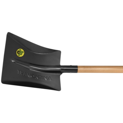 P quadrada com cabo de madeira 120 cm