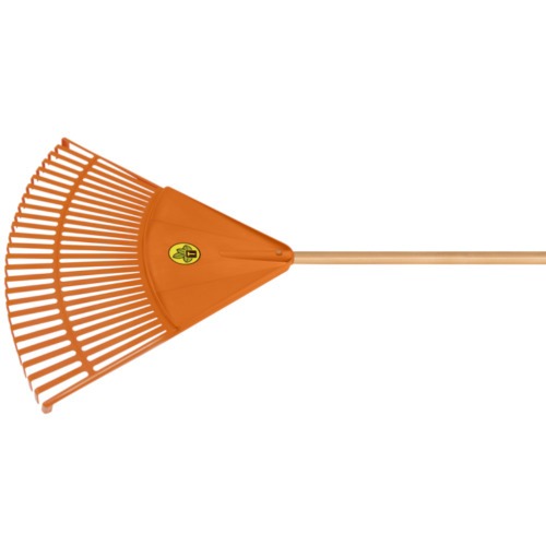 Vassoura plstica 26 dentes com cabo de 120 cm