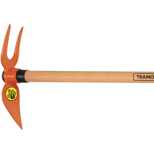 Sacho coração duas pontas com cabo de madeira 60 cm Sacho coração duas pontas com cabo de madeira 60 cm