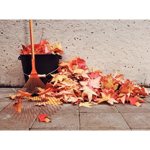 Vassoura metlica 22 dentes com cabo de 120 cm