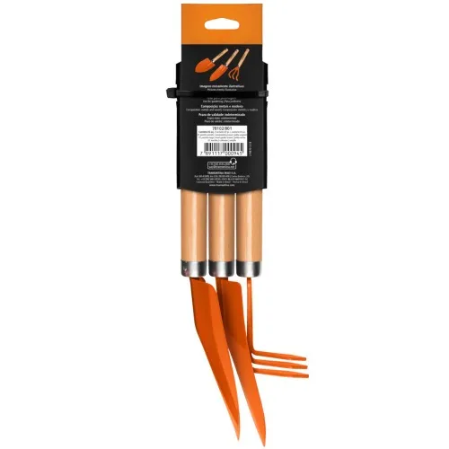 Kit para jardinagem com 3 peças