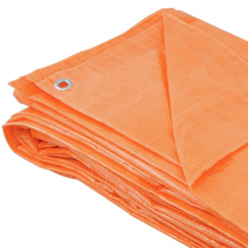 Lona de polietileno laranja 3 x 3 m