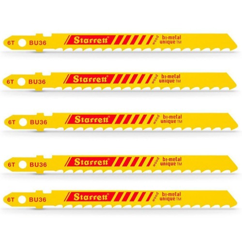 Lmina para serra tico tico 50 mm 6 dentes com 5 peas - BU36