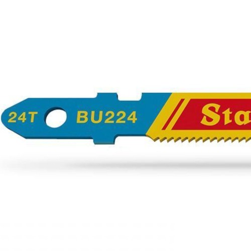 Cartela de lâmina serra tico tico bimetal 50 mm com 5 peças - BU224 Cartela de lâmina serra tico tico bimetal 50 mm com 5 peças - BU224