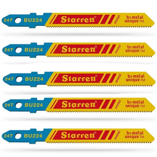 Cartela de lâmina serra tico tico bimetal 50 mm com 5 peças - BU224 Cartela de lâmina serra tico tico bimetal 50 mm com 5 peças - BU224