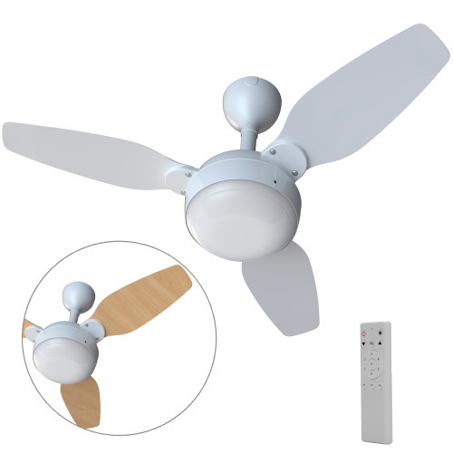 Ventilador de teto 3 ps Inverter dupla face com controle remoto - Legacy  110V/220V