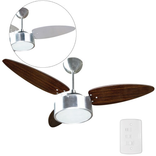 Ventilador de teto 3 pás em mdf dupla face - Fharo  220V Ventilador de teto 3 pás em mdf dupla face - Fharo  220V
