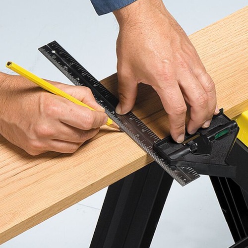 Esquadro combinado metlico de 12