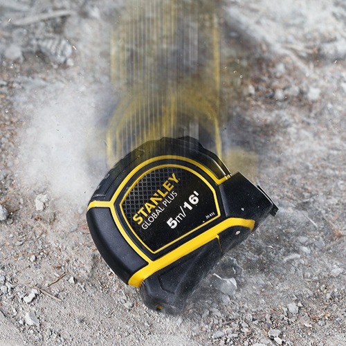 Trena com fita de aço 19 mm x 5 m com trava - GLOBAL PLUS Trena com fita de aço 19 mm x 5 m com trava - GLOBAL PLUS