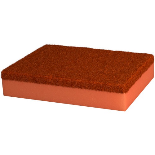 Esponja multiuso dupla face n�o risca laranja