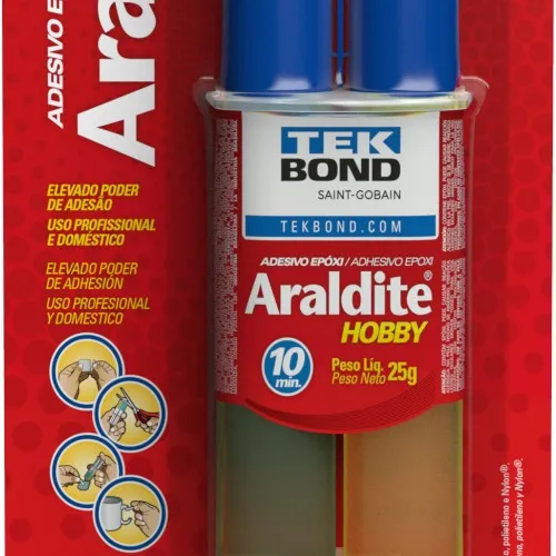 Cola epóxi Araldite hobby seringa 25 g