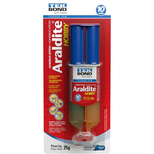 Cola epóxi Araldite hobby seringa 25 g Cola epóxi Araldite hobby seringa 25 g