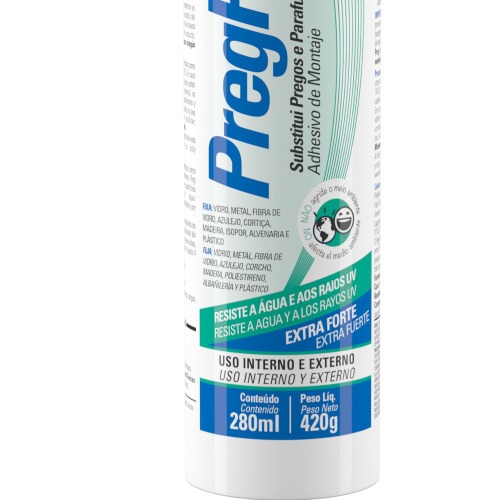 Adesivo de alta resistência - PREG FÁCIL Adesivo de alta resistência - PREG FÁCIL