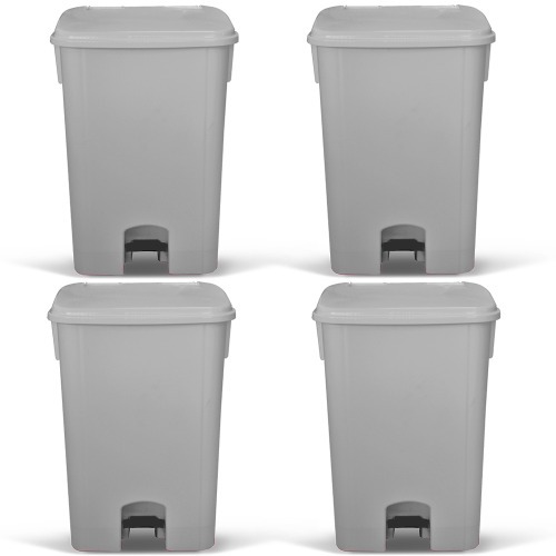 Cesto coletor de lixo 15L com pedal 4 peças - MVCP15 Cesto coletor de lixo 15L com pedal 4 peças - MVCP15