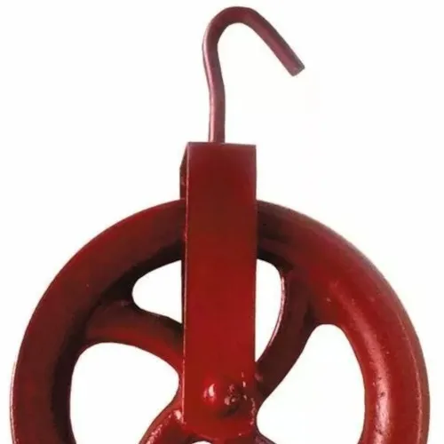 Roldana metálica com gancho 14 cm - 99.604