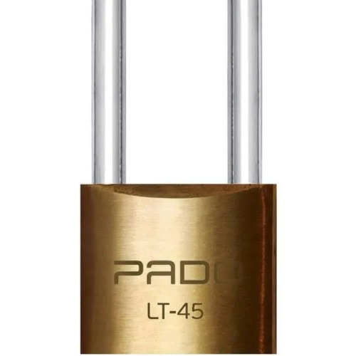 Cadeado em latão com haste longa 45X75 mm Cadeado em latão com haste longa 45X75 mm