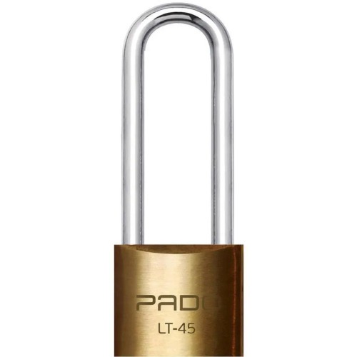 Cadeado em latão com haste longa 45X75 mm Cadeado em latão com haste longa 45X75 mm