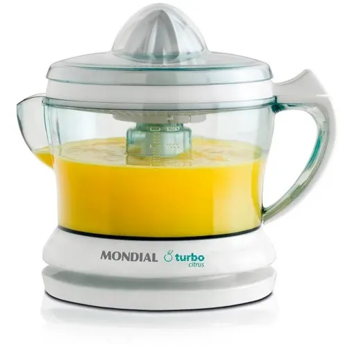 Kit Espremedor de frutas Power Turbo Citrus E-01 + Mixer elétrico M-15-W  110V