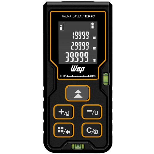 Trena a laser com leitura de até 40 metros - TLP 40 Trena a laser com leitura de até 40 metros - TLP 40